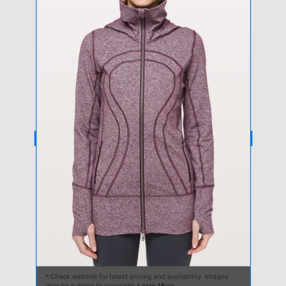 LuluLemon  Black In Stride Jacket Size 12